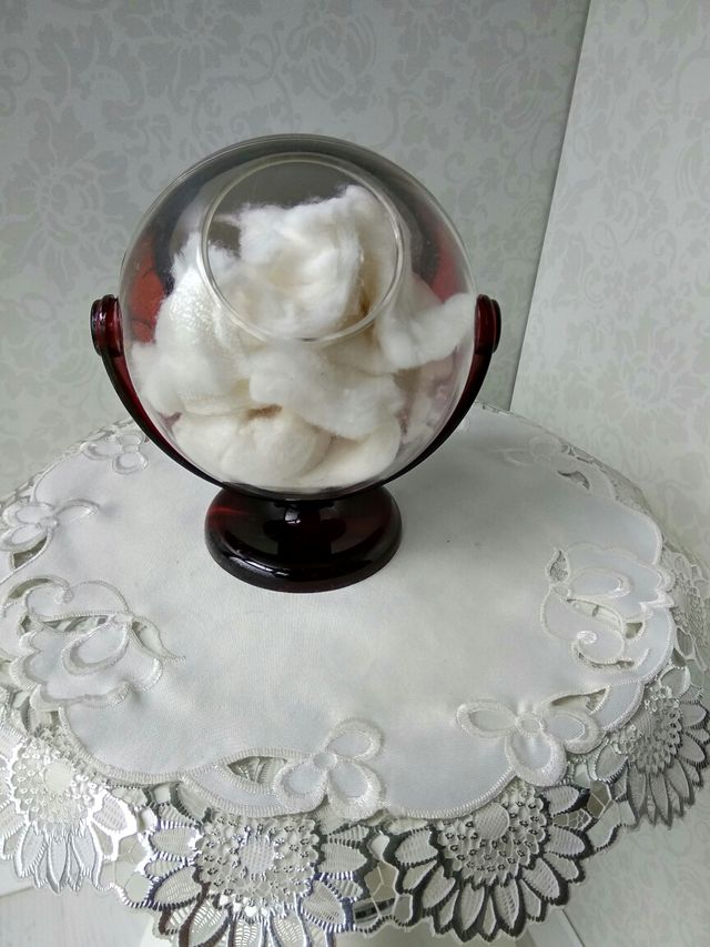 Guarda algodón con espejo