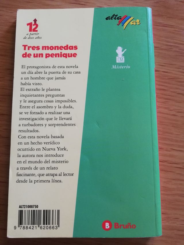 Tres monedas de un penique. Juana Aurora Mayoral.