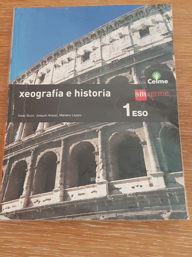 Libro de Xeografía e Historia 1 ESO SM Xerme