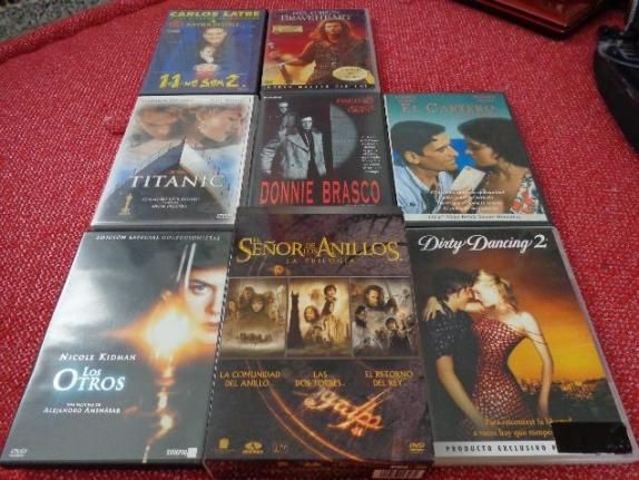 9 DVD Trilogia Señor de los Anillos y más