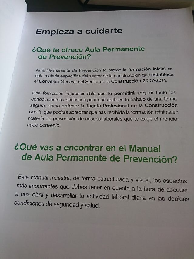 Allenamento iniziale