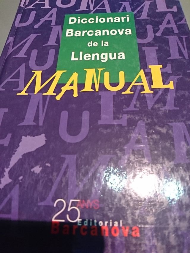 Manuale di Diccionari Barcanova de la Llengua