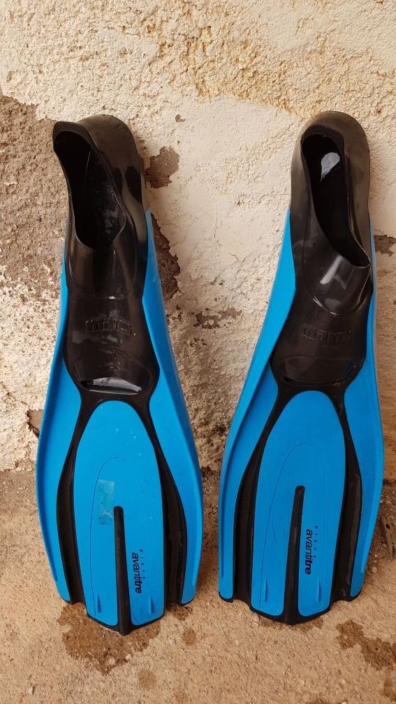 aletas buceo y pesca