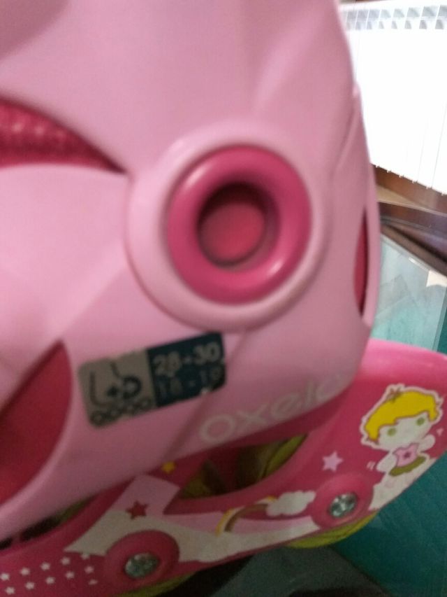 Patines en línea +conjunto de protección.