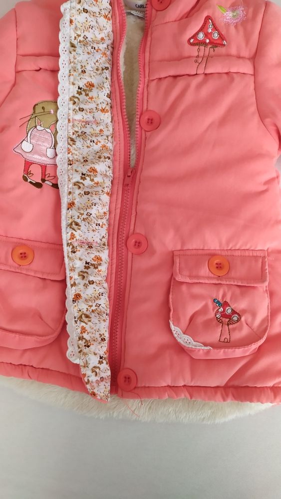 Chaqueta color salmón niña T 110