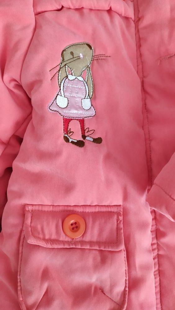 Chaqueta color salmón niña T 110