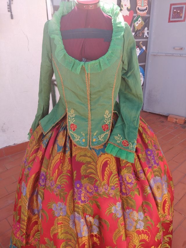 vestido fallera adulta