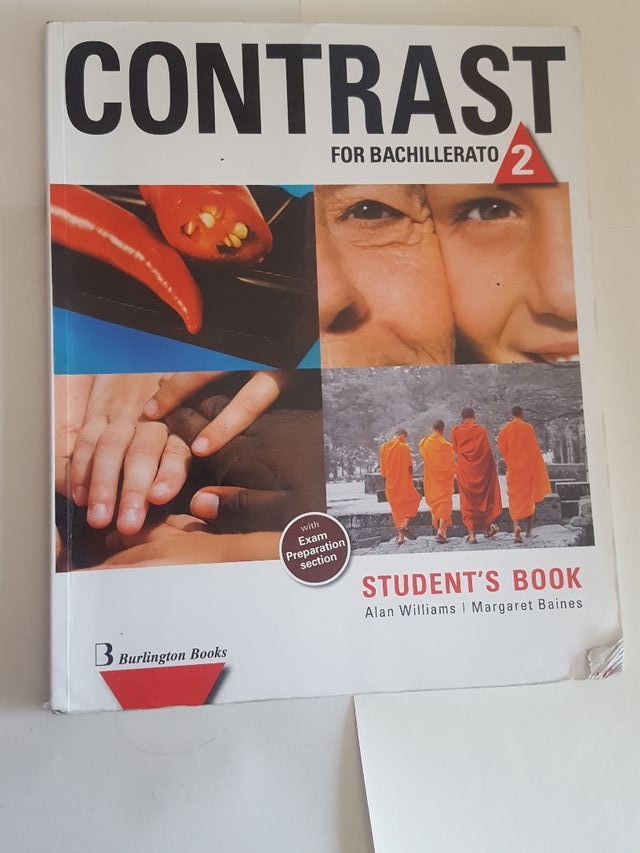 Libro Inglés 2° Bachillerato Contrast