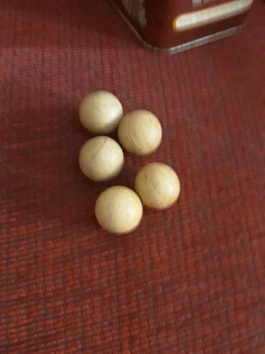 canicas color madera