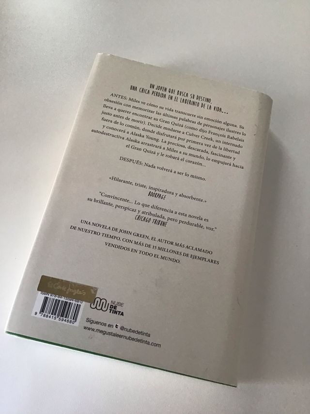 Buscando a Alaska, John Green