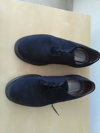Zapatos hombre. Ante azul marino. de segunda mano por 8 EUR en Valencia en  WALLAPOP