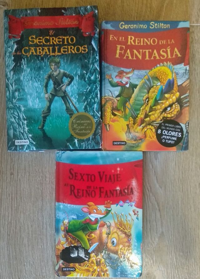 Jerónimo Stilton 6€ cada 1.Los 3 x 14€