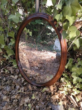 Espejo ovalado de segunda mano en WALLAPOP