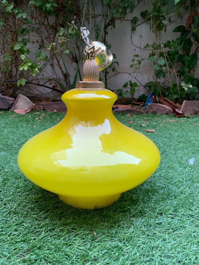 Lampara vintage amarilla