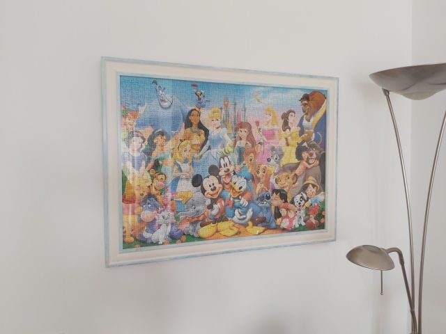 cuadro puzzle disney