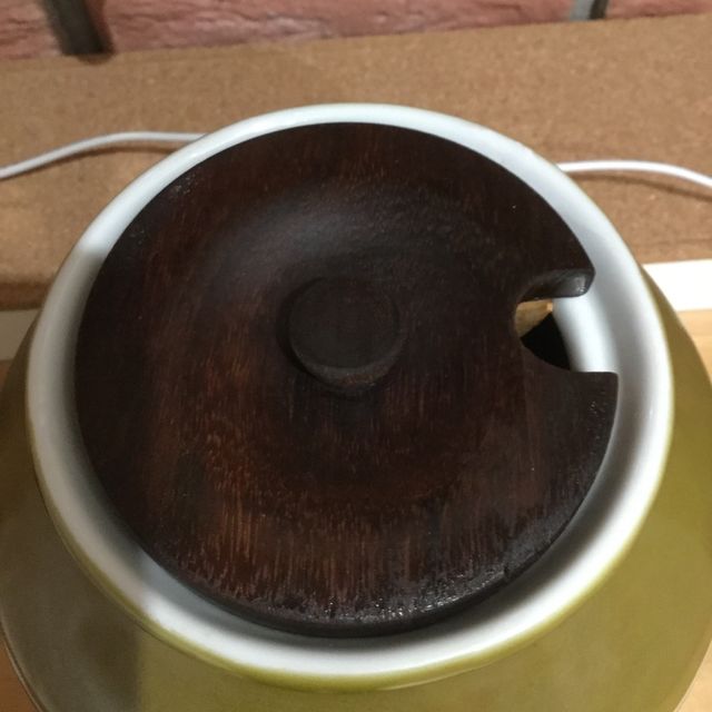 Tinaja porcelana Tarragona años 70 aliño aceitunas