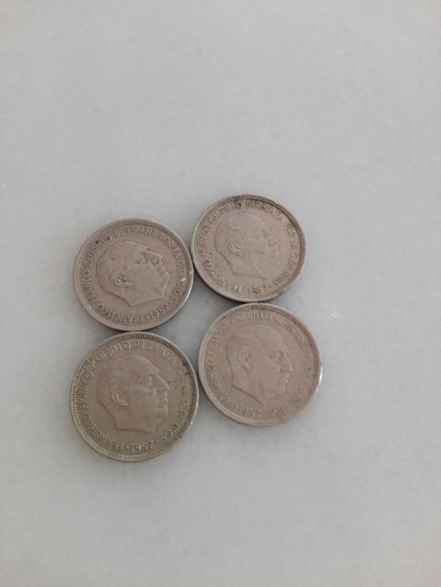 monedas para coleccionistas  del año 1957
