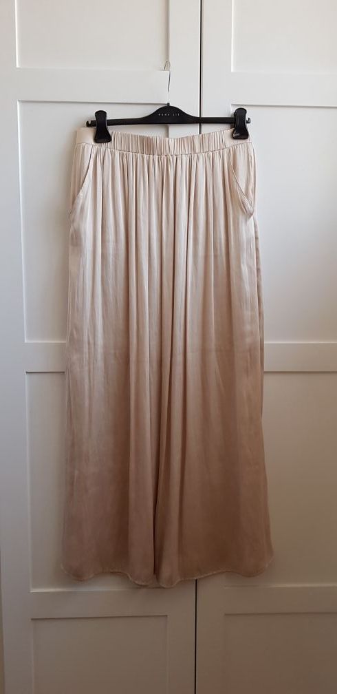falda saten talla 40