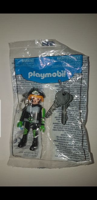 PLAYMOBIL LLAVERO TOP AGENT NUEVO PRECINTADO