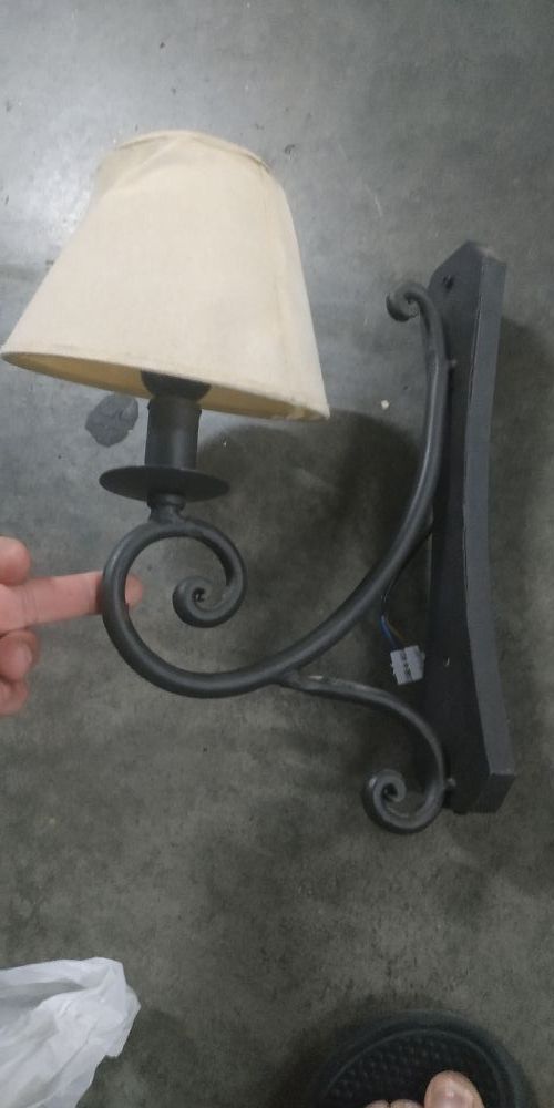 2 apliques vintage forjado 15€ cada uno