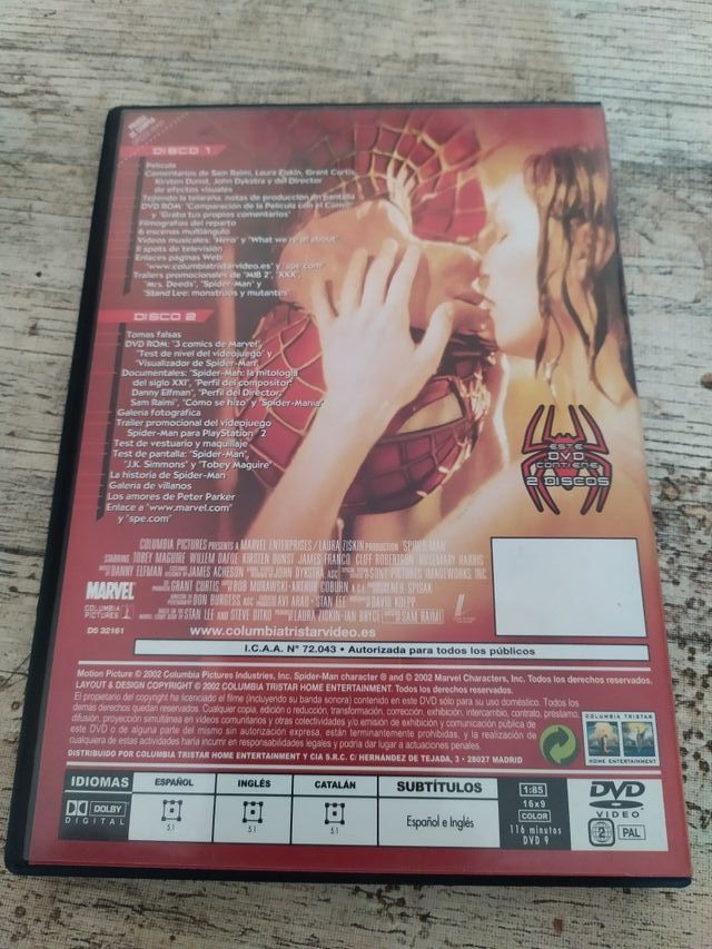 Spider-Man dvd
