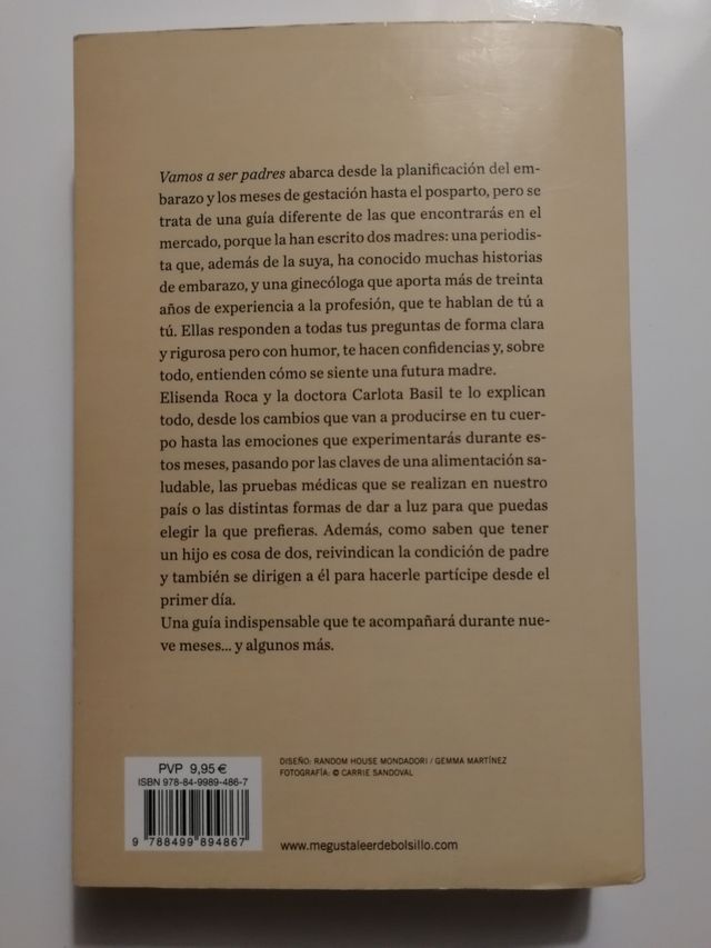 Vamos a ser padres, de Elisenda Roca