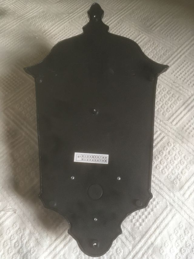 Lámpara pared clásica negra Massive