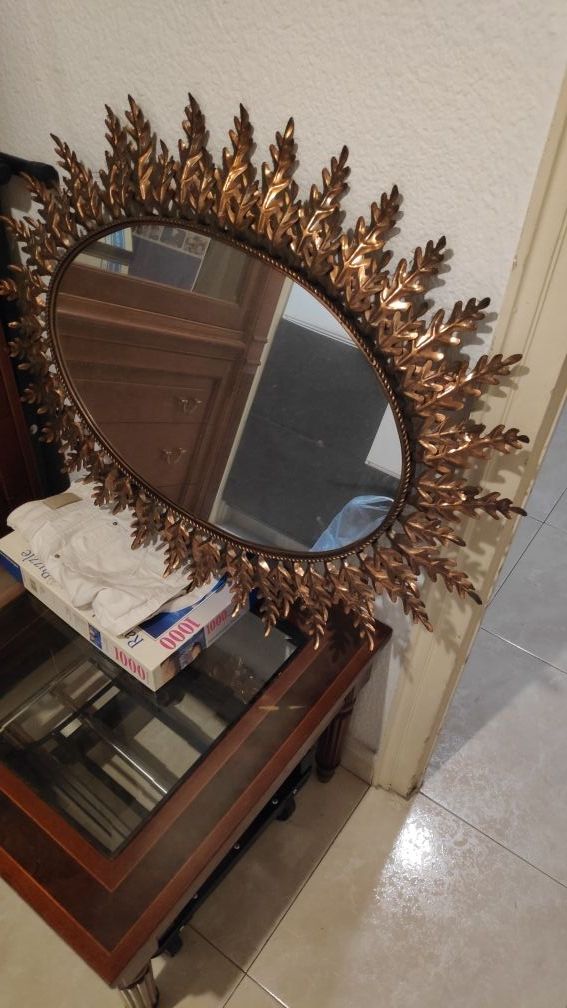 Espejo cobre vintage.