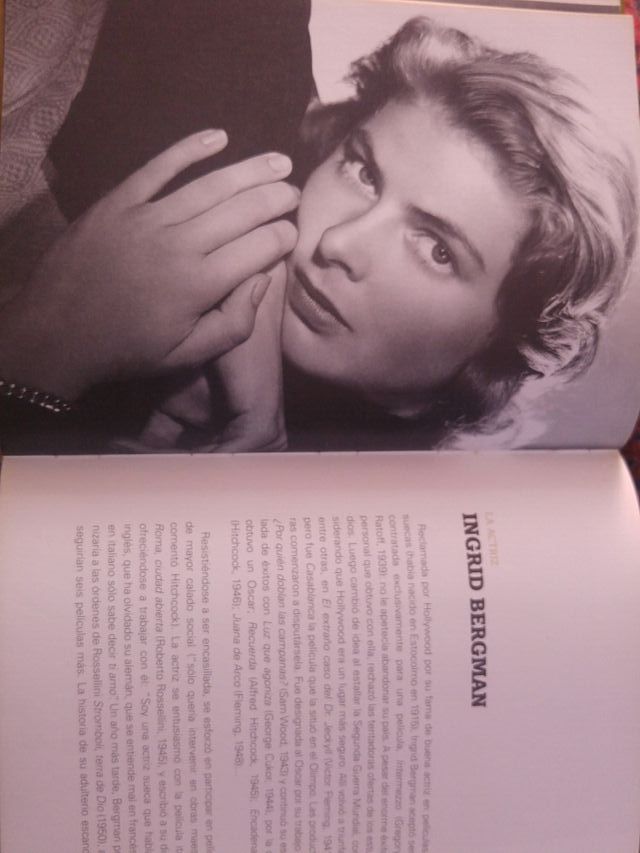 Película clásica Casablanca de Bogart y Bergman