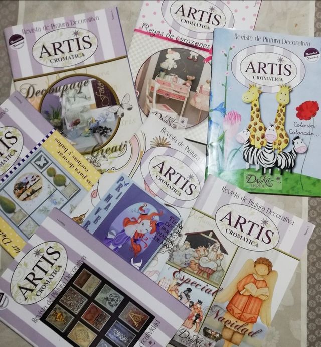 LOTE Revistas de pintura decorativa Artis