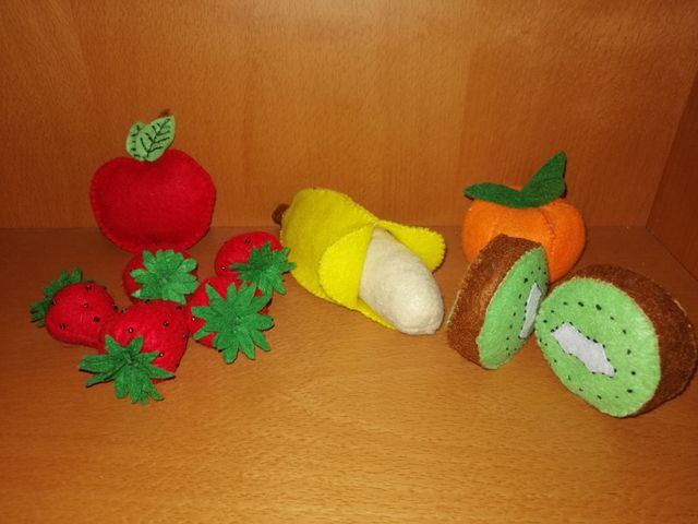 frutas fieltro 