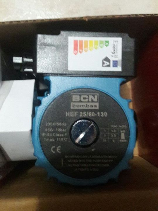 Bomba de caldera NUEVA a estreno