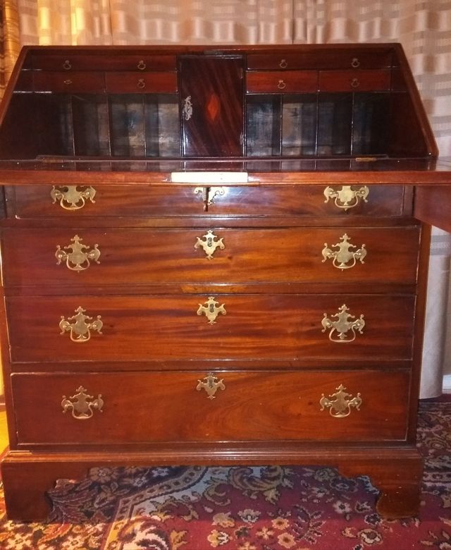 ESCRITORIO,BUREAU ANTIGUO, INGLES DE BARCO de segunda mano por 1.500