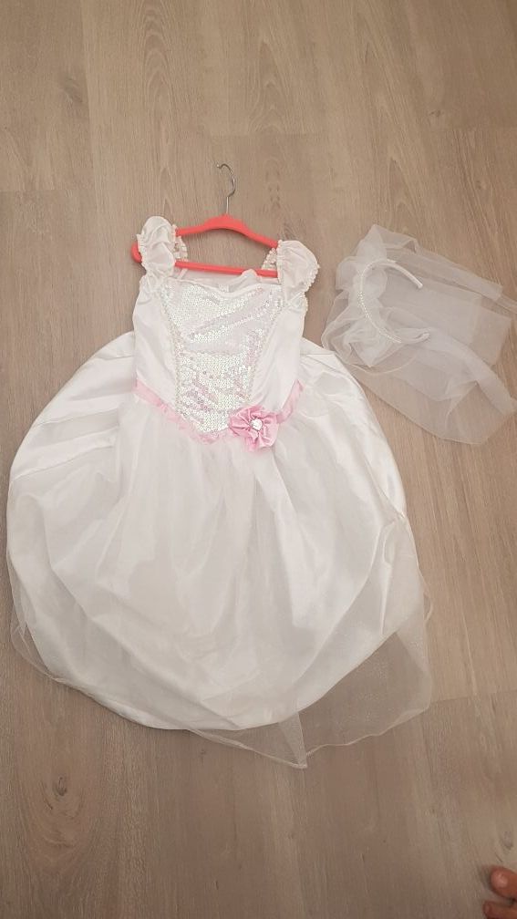 Disfraz niña novia-princesa