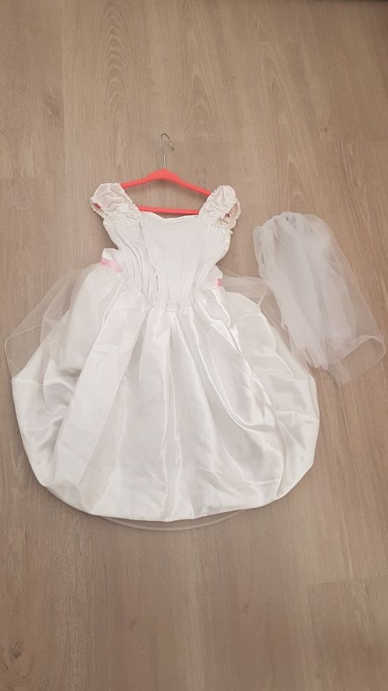 Disfraz niña novia-princesa