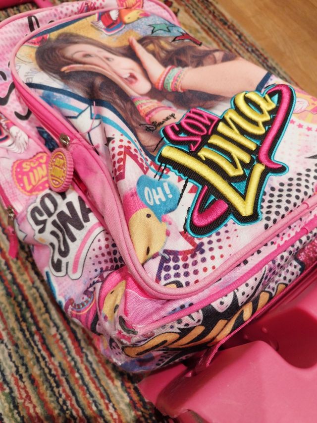 Mochila escolar de Soy Luna con carrito