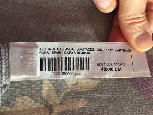 Fundas cojines Zara Home