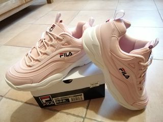 deportivas fila rosa