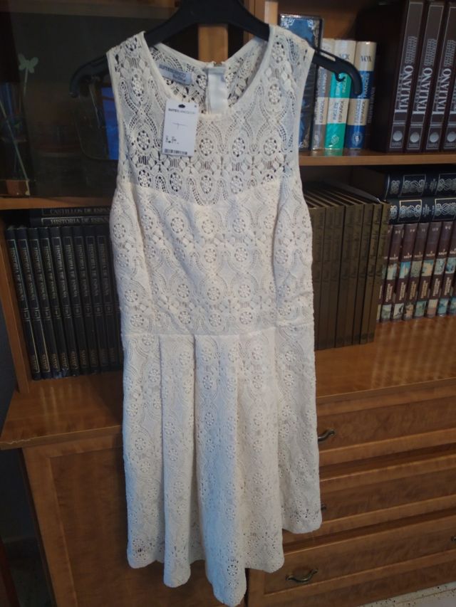 vestido blanco con vuelo 36