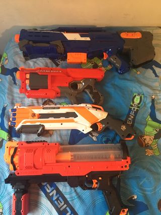 pistolas grandes nerf