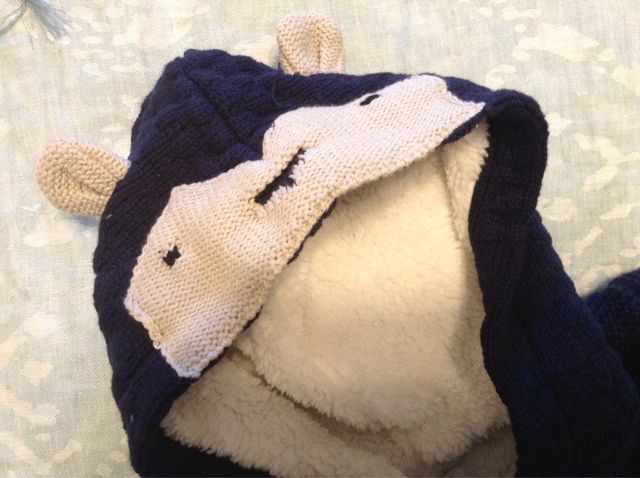 Abrigo Afelpado En Lana. En Perfecto Estado  Para