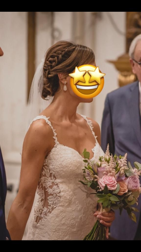 Vestido de novia talla 38 - ESPECTACULAR