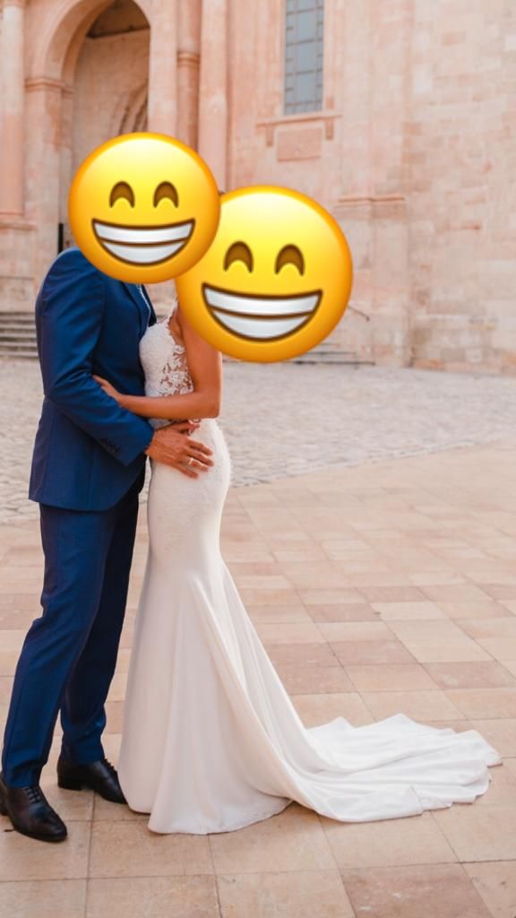 Vestido de novia talla 38 - ESPECTACULAR