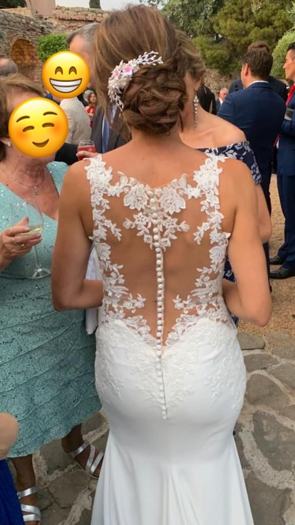 Vestido de novia talla 38 - ESPECTACULAR