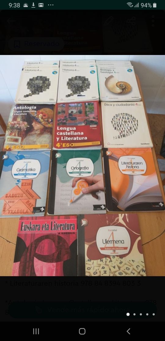 Libros 4 ESO