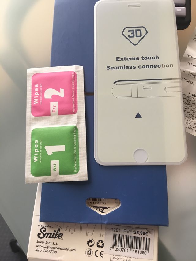   cristal templado  iPhone 8 /  7 S