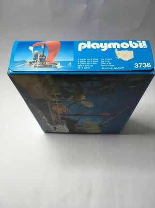 Playmobil 3793 Radeau Pirate Vintage Voile Rouge U2022 EUR 5,95