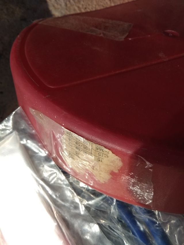 cadenas para nieve sin usar