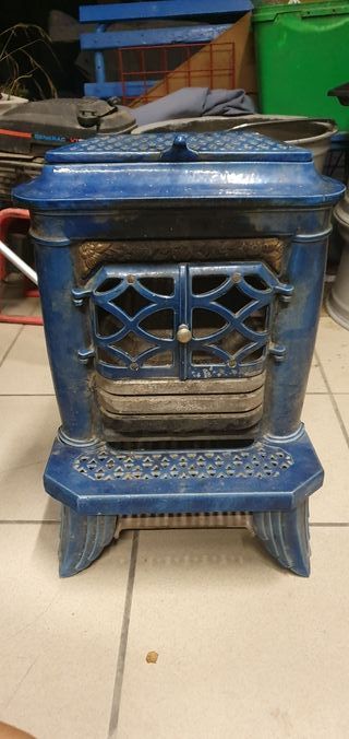 Estufa de leña antigua de segunda mano en WALLAPOP