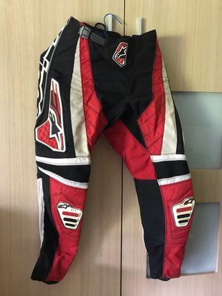 Alpinestars protean DRYSTAR Pantal/ón de Motorista Gr/ã /¶ /Ã/ÿe S Color Negro de Color Rojo